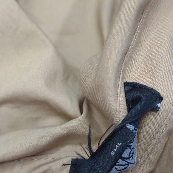 J. Crew Fit and Flare Cotton Dress Collar Button Down Tan S - Picture 11 of 11